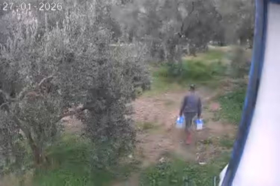 Bursa'da bağ evinden hırsızlık güvenlik kamerasında! Sistemi komple sökerek götürmüş....