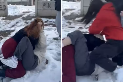 Kız grubundan kan donduran zorbalık!