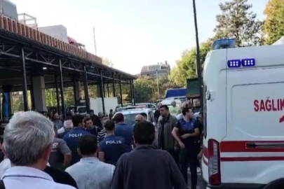 Semt pazarında vahşet! "Adam mısın?" dedi, sapladı