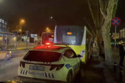 Fatih'te İETT otobüsünün çarptığı kadın yaralandı