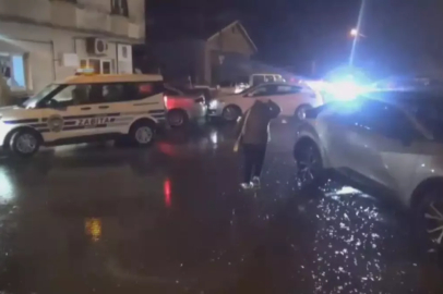 Silivri'de sağanak etkili oldu