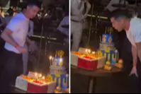 Cristiano Ronaldo, 41. doğum gününü kutlarken görüntülendi