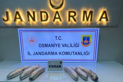 Yedek lastikten 2 kilo esrar çıktı!