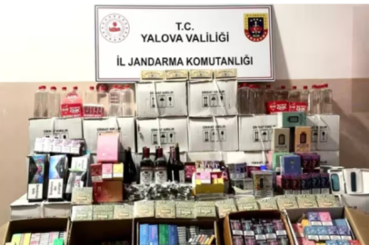 Jandarmadan kaçak alkol ve tütüne bir darbe daha!