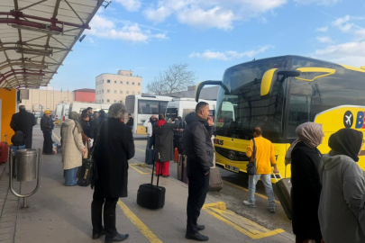 Bursa Şehirlerarası Otobüs Terminali'nde umre hareketliliği!