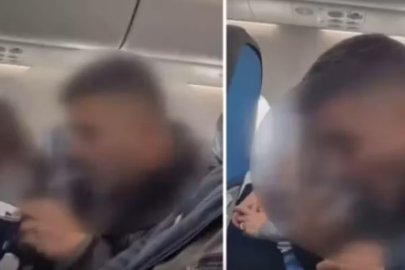 Erkan abi uçakta sigara yakıp kamerayı açtı!