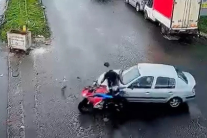 Çorlu'da Motosiklet ile Otomobil Çarpıştı: 1 Yaralı
