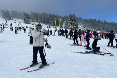 Sevgililer Günü'nde Uludağ doldu taştı!