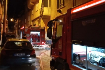 Bursa Osmangazi'de korkutan yangın