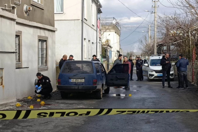 Eniştesini otomobile binerken vurarak öldürdü