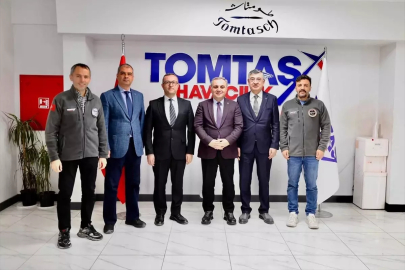 ERÜ Rektörü Altun, TOMTAŞ'ı ziyaret etti