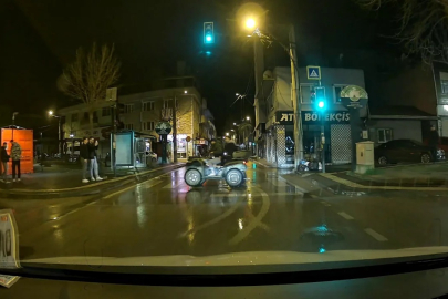 Bursa'da drift dehşeti kamerada!