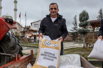 Büyükşehir’de üreticiye fidan ve tohum desteği