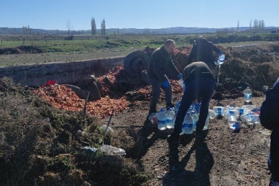 Çorum'da 180 litre kaçak alkol imha edildi