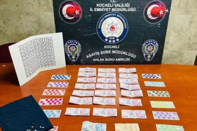 Kocaeli'de kumar oynayan 7 kişiye 81 bin 228 lira ceza kesildi