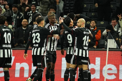 Beşiktaş'tan Göztepe karşısında rahat galibiyet