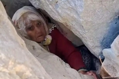 Hayvan otlatmaya çıkıp kayboldu, kayalıklardaki yarığa düşüp halde bulundu