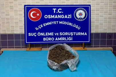 Bursa'da 1 kilo 280 gram esrar ele geçirildi