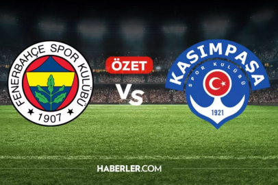Fenerbahçe Kasımpaşa maç özeti ve golleri! (ÖZET) Fenerbahçe Kasımpaşa kaç kaç bitti, golleri kim attı?