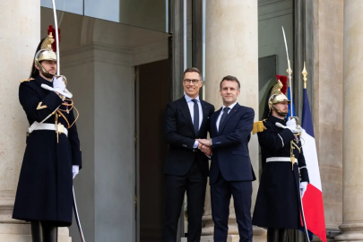 Macron, Finlandiya Cumhurbaşkanı Stubb ile görüştü