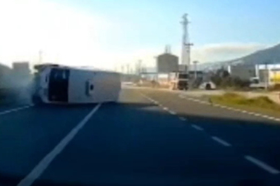 Bursa'da faciadan dönüldü!