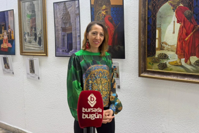 Bursa'da sıra dışı sergi! Tablolar gerçek mekanında hayat buldu...