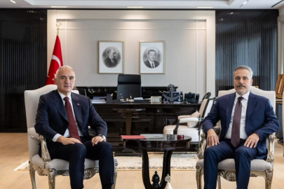 Dışişleri Bakanı Fidan, Kültür ve Turizm Bakanı Ersoy ile görüştü