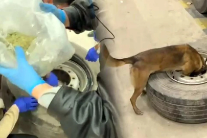 Durdurulan tırdan kilolarca uyuşturucu çıktı!