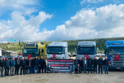 Gemlikli nakliyeciler isyan etti! "İş var ama bize yok"