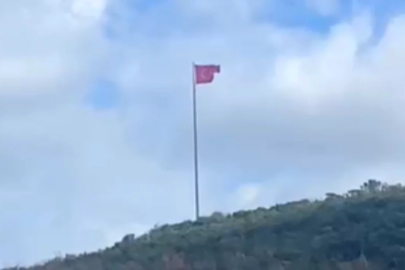 Bursa'da yırtık Türk bayrağı tepkisi sürüyor!