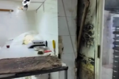 Mide bulandıran görüntü: Fırın mühürlendi