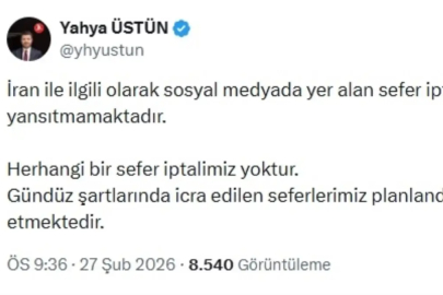 THY'den İran seferleriyle ilgili açıklama