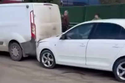 Bursa'da yola dökülen yağ kazaya neden oldu!