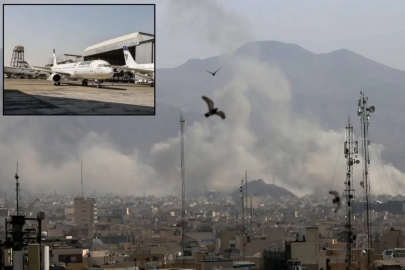 İran füzeleri Dubai'ye düştü! Korkunç anlar kameralarda