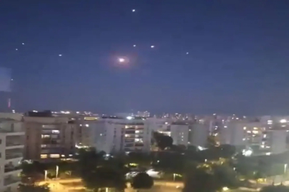 İran misilleme saldırısı başlattı! Füzeler İsrail semalarında