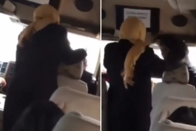 Yolcuyu önce uyardı sonra peş peşe yumrukladı! Herkesin dikkatini tek bir şey çekti
