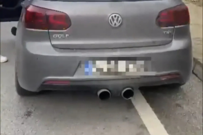 Beykoz'da abartılı egzozlu araca 16 bin lira ceza