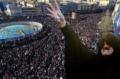 Hamaney'in ölümü sonrası Tahran'da mahşeri kalabalık!