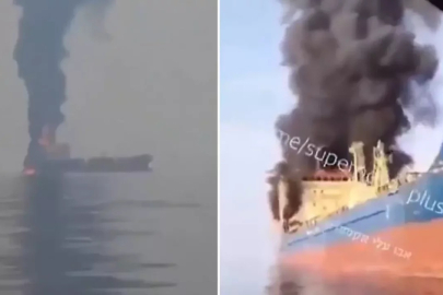 Hürmüz Boğazı'ndan alevler yükseldi! Yasağı çiğneyen tanker vuruldu
