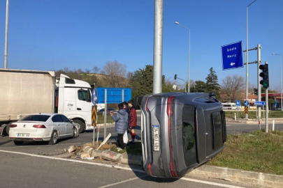 İpsala'da Kavşakta Kaza: 4 Yaralı