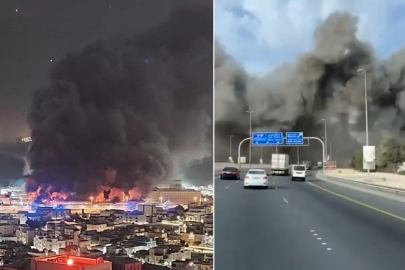 İran'in vurduğu ülkeden yeni görüntüler! Can damarları infilak etti