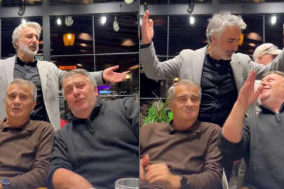 Şenol Güneş ile İsmail Türüt şarkı söyledi