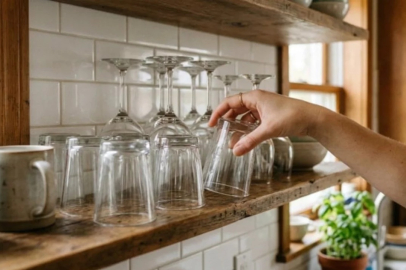 Bardakları ters değil düz koyun: İşte nedeni