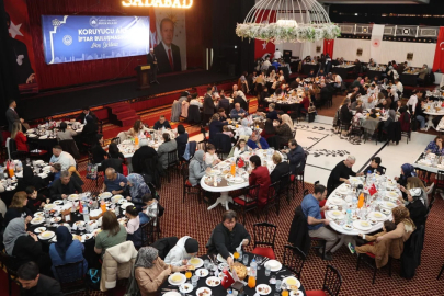 Bursa'da koruyucu aileler iftar sofrasında buluştu