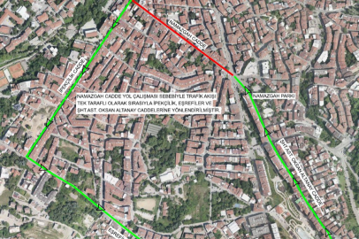 Bursa'da trafik düzenlemesi