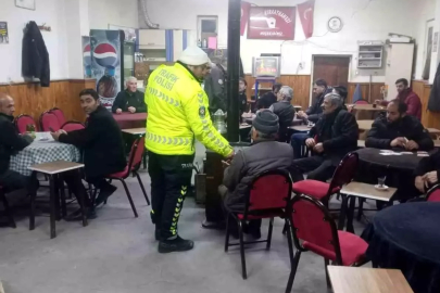 Tomarza'da vatandaşlar trafik ve dolandırıcılık konularında bilgilendirildi