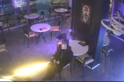 Hırsızlık için girdiği kafede ısındı, yemek yedi