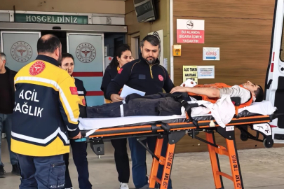 Bursa'da korkutan iş kazası