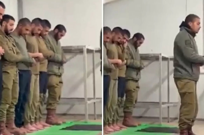 İsrail ordusundaki Müslüman askerler! Teravih namazı görüntüleri yayınlandı