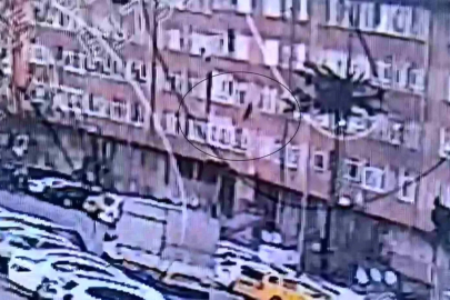 Kayseri'de 5. kattan atlayan bir kişi hayatını kaybetti: O anlar kamerada
